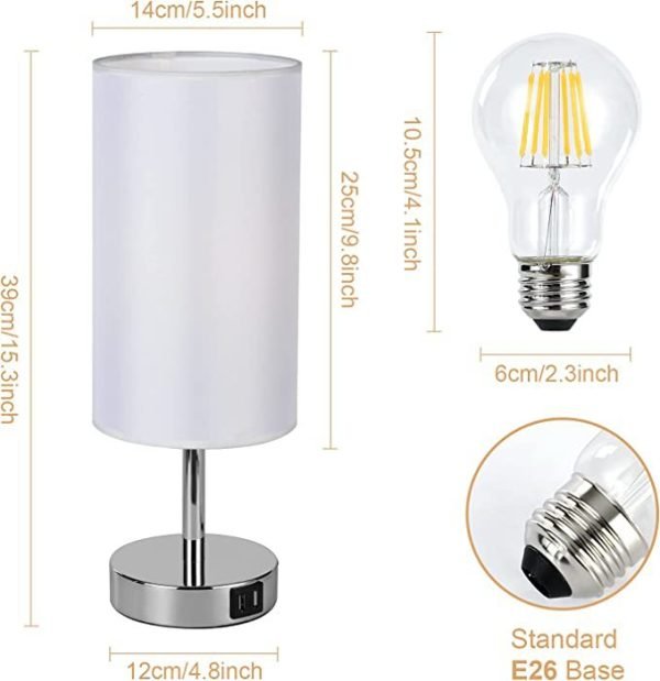 Desk Touch Dimmable Small Table Lamp